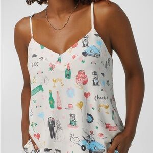 Bedhead Pajamas Just Married Printed Jersey Shorty Pajama Set